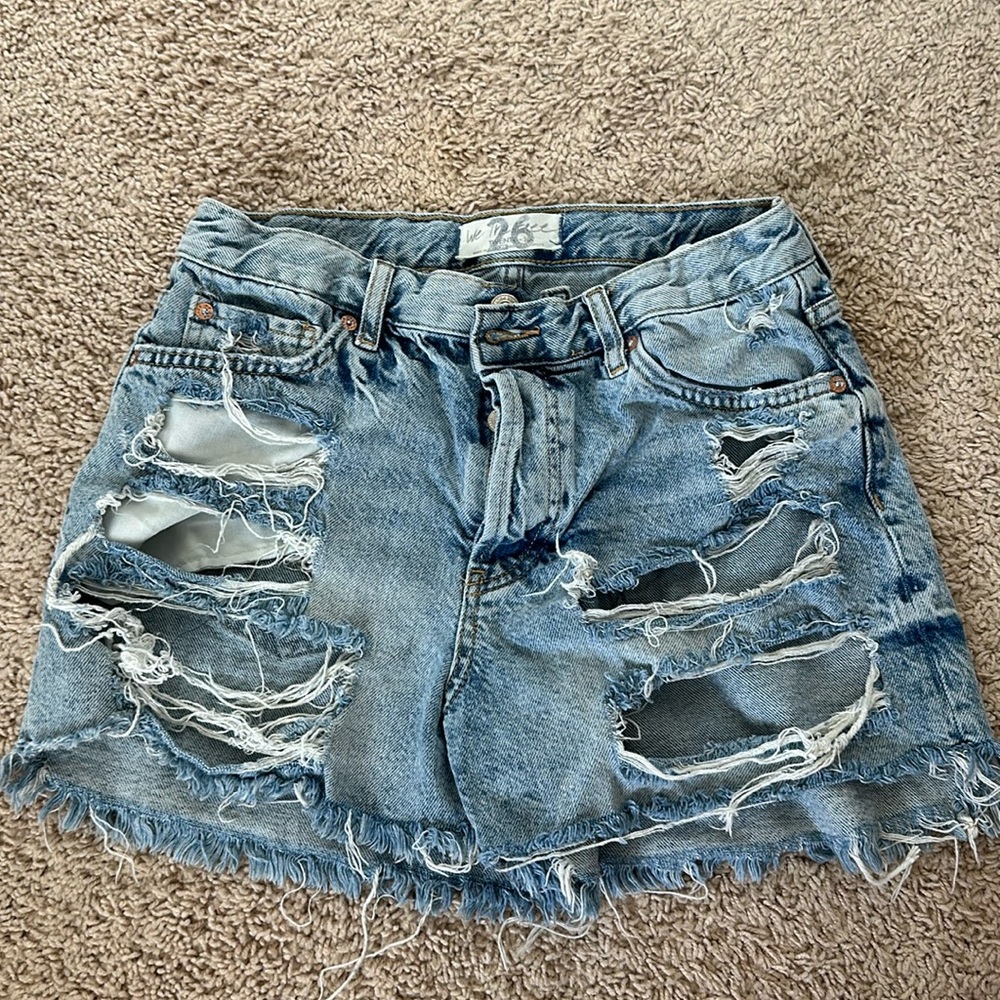 Free people distressed shorts